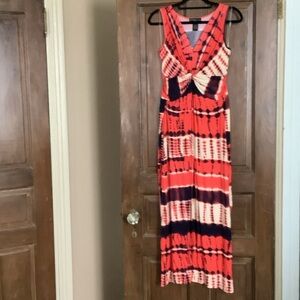 Summer Tie-Dye Maxi Dress